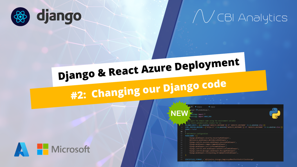 Deploy Django & React On Azure #1: Architecture Of Deployment – CBI ...