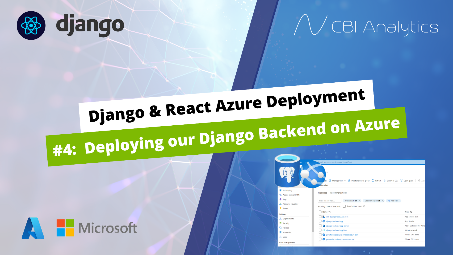 Django React Azure Deployment